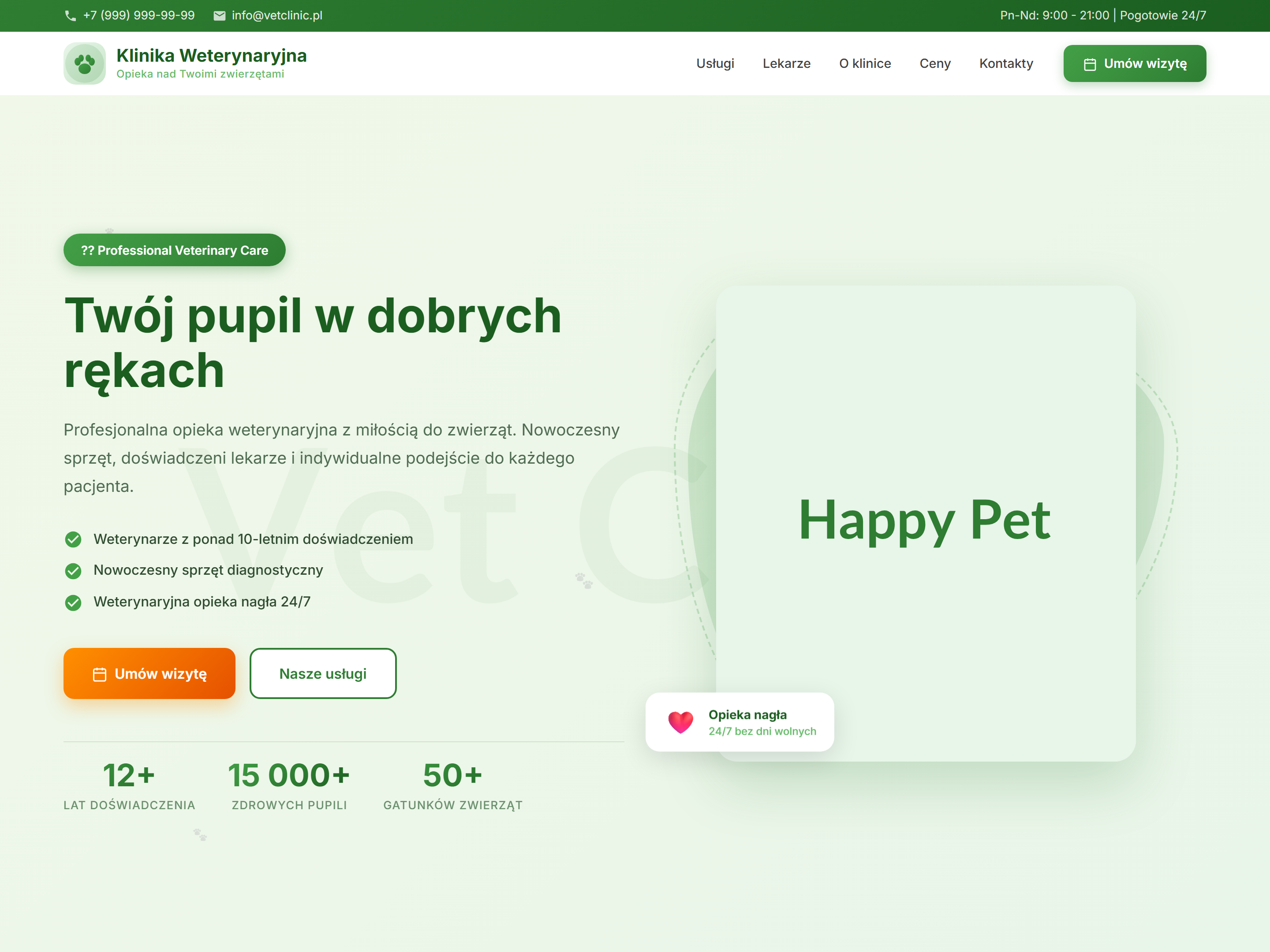 Klinika Weterynaryjna Pro
