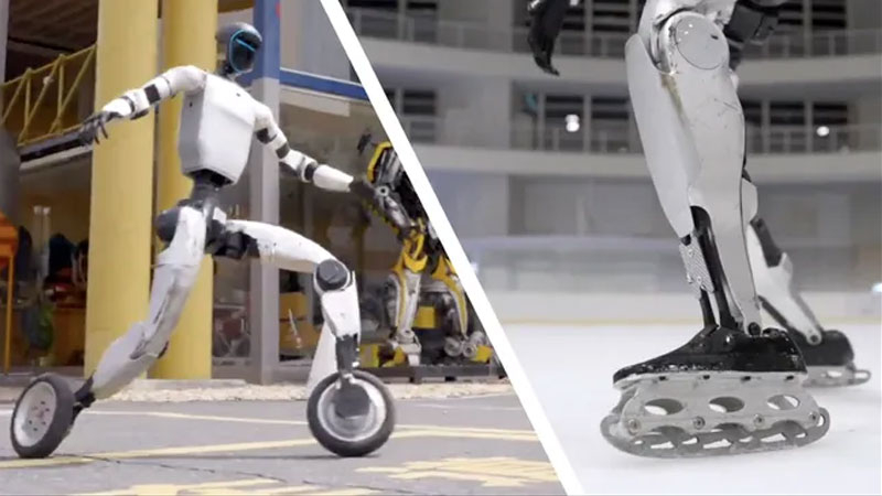 Sztuczna inteligencja zmusiła humanoidalnych robotów do jazdy na łyżwach, a taki hokej nie spodziewaliśmy się mieć.