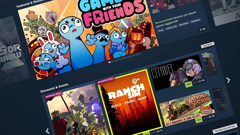 Valve rozszerza interfejs: Steam zaktualizował wygląd głównej strony sklepu
