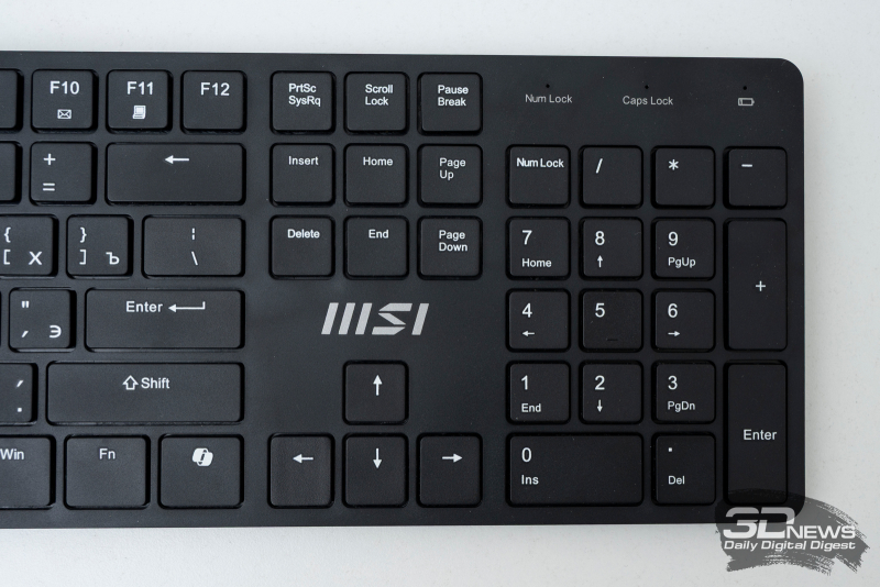 MSI FORGE K200 Wireless Combo – klawiatura i mysz z długim czasem pracy baterii