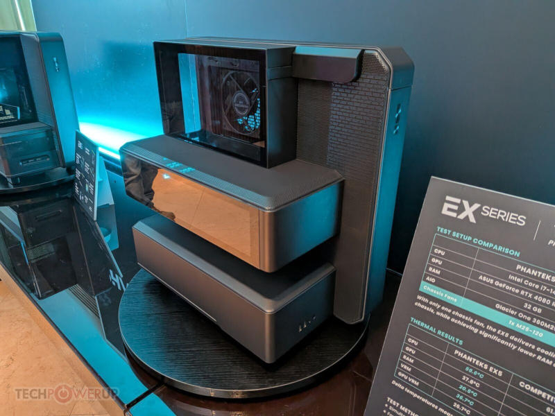 Phanteks zaprezentował szeroką gamę obudów, wentylatorów i zasilaczy na Computex 2026
