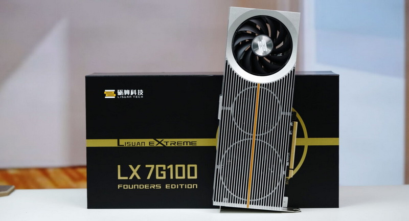 Chiński producent Lisuan Tech zaprezentował kartę graficzną LX 7G100 w wersji Founders Edition, ale bez wsparcia dla Nvidia