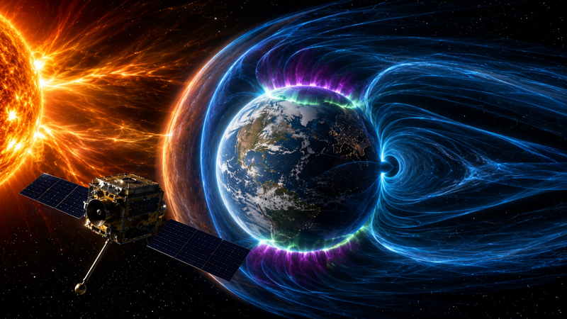 Europejska-obserwacja chińska po raz pierwszy sfotografowała całą magnetosferę Ziemi w kosmosie.