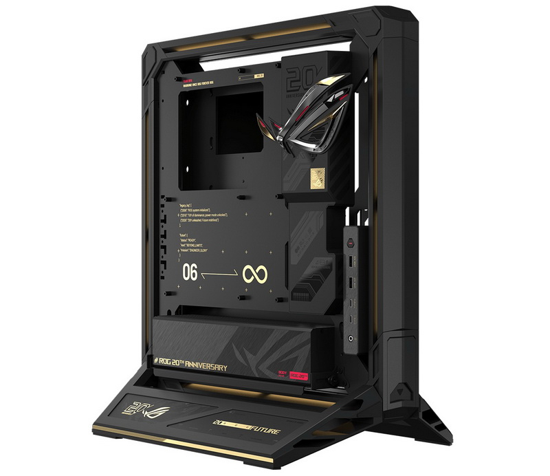 ASUS wypuściła nowy otwarty obudowę ROG GR20 Edition 20, wyposażoną w wentylator cross-flow