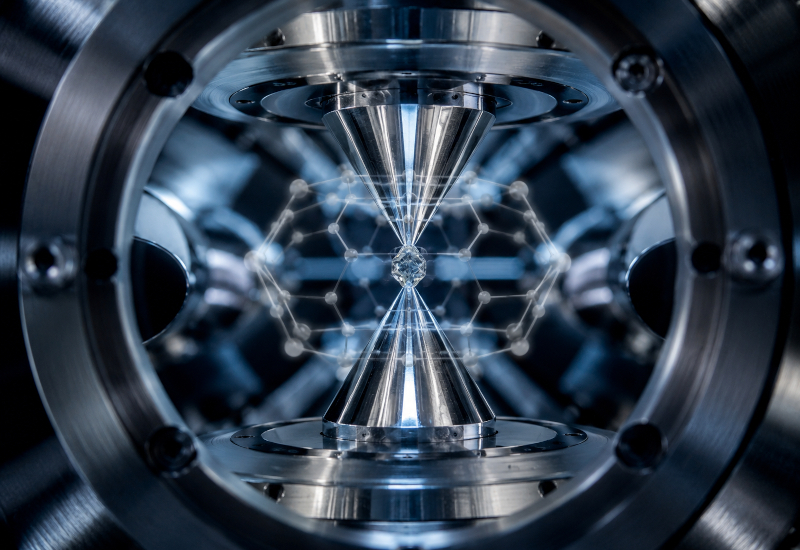 Chińscy badacze zmieszali setki nanodiamantów w próżni i ujawnili przyczynę utraty ich twardości