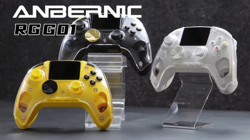 Anbernic RG G01 debiutuje jako kontroler gier z wbudowanym czujnikiem tętna i ekranem.