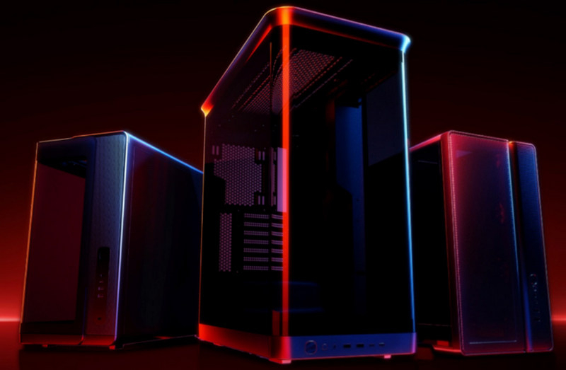 SAMA zaprezentowała na Computex 2026 panoramiczne obudowy, SZO z podwójnym ekranem i zasilacze do 1650 W
