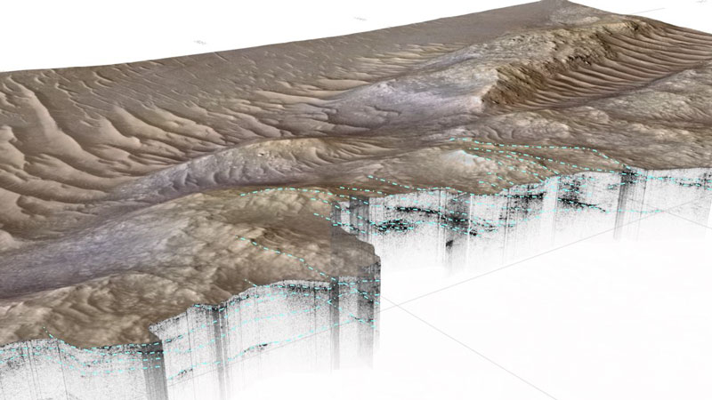 Rover Perseverance odkrył pod powierzchnią Marsa starą deltę rzeczną