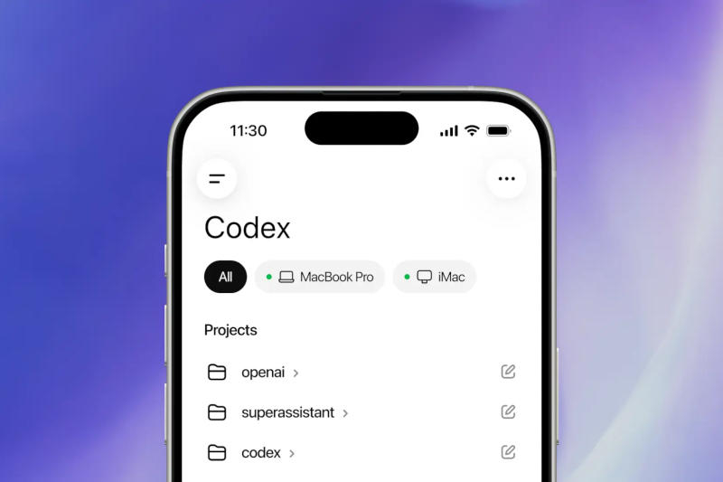 Teraz można „wykódować” w drodze: w wersji mobilnej ChatGPT pojawił się Codex