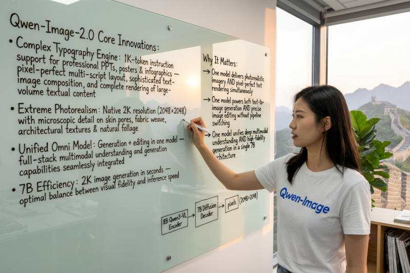 Alibaba przedstawiła konkurenta Nano Banana – potężny generator obrazów Qwen‑Image‑2.0 oparty na sztucznej inteligencji