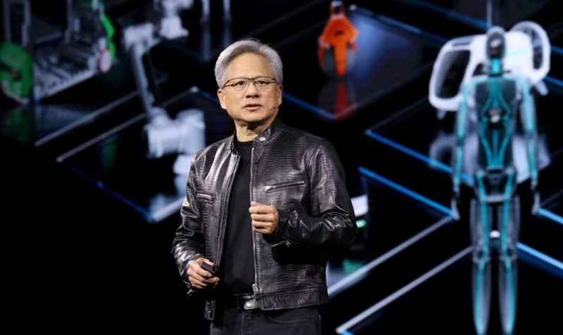 Nikolaj Butowski z Nvidia prezentuje najnowszy procesor laptopowy N1 na wystawie Computex 2026