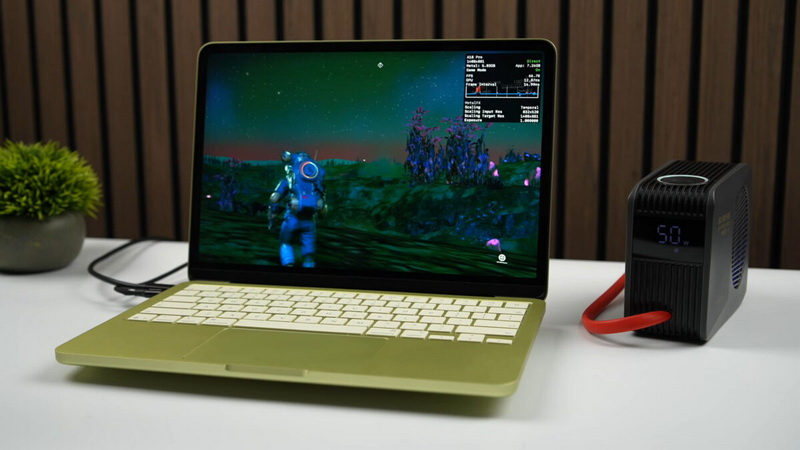 MacBook Neo otrzymał chłodzenie cieczowe, a jego wydajność w No Man’s Sky podwoiła się.