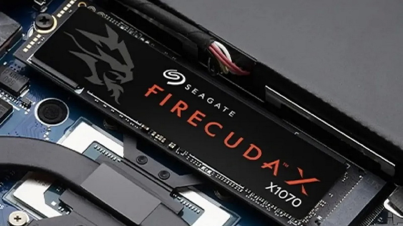 Seagate wypuszcza nową linię SSD FireCuda X1070 PCIe 4.0 z prędkością odczytu ponad 7 GB/s