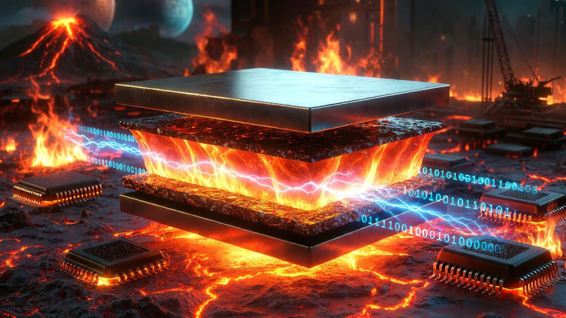 Amerykańscy naukowcy opracowali pamięć działającą do 700 °C – nadająca się dla Wenus, reaktorów jądrowych i sztucznej inteligencji