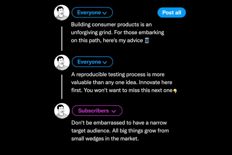 X zaproponuje funkcję ukrywania kluczowych momentów w łańcuchach tweetów, aby przyciągnąć płatnych subskrybentów.