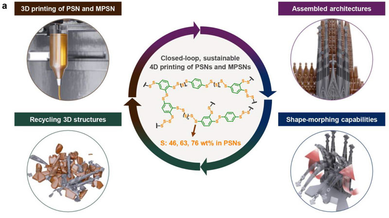 Zespół z Korei Południowej opracował czterodniowy druk mikrobota z odpadów siarki, które można przesuwać i przetwarzać