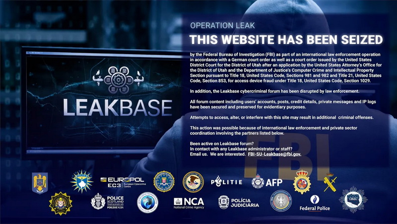 USA i Europol ujawniły LeakBase, jeden z największych forów hakerskich na świecie z 142 000 uczestnikami