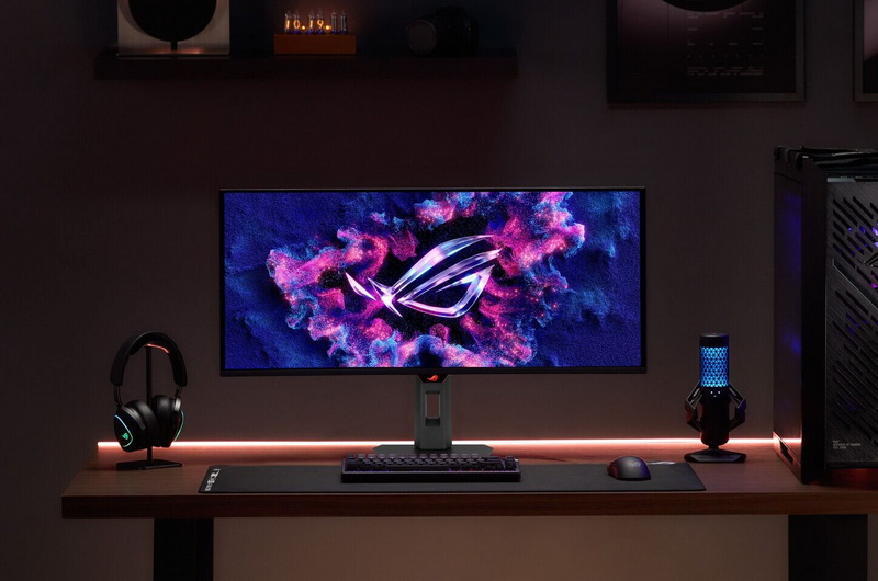 Asus przedstawiła nowy przenośny monitor dotykowy ROG Strix XG129C (12,3”) oraz grę OLED‑monitor ROG Strix XG34WCDMS (34”)