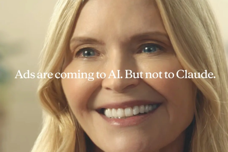 Anthropic ogłosiła, że Claude pozostanie bez reklam, przy czym złożyła satyryczne komentarze na temat modelu reklamowego ChatGPT