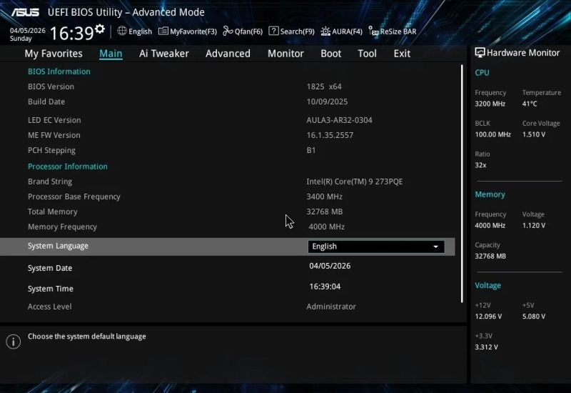 Sztuczna inteligencja umożliwiła uruchomienie systemu Windows na niekompatybilnej kombinacji procesora Intel Bartlett Lake i płyty głównej Z790.
