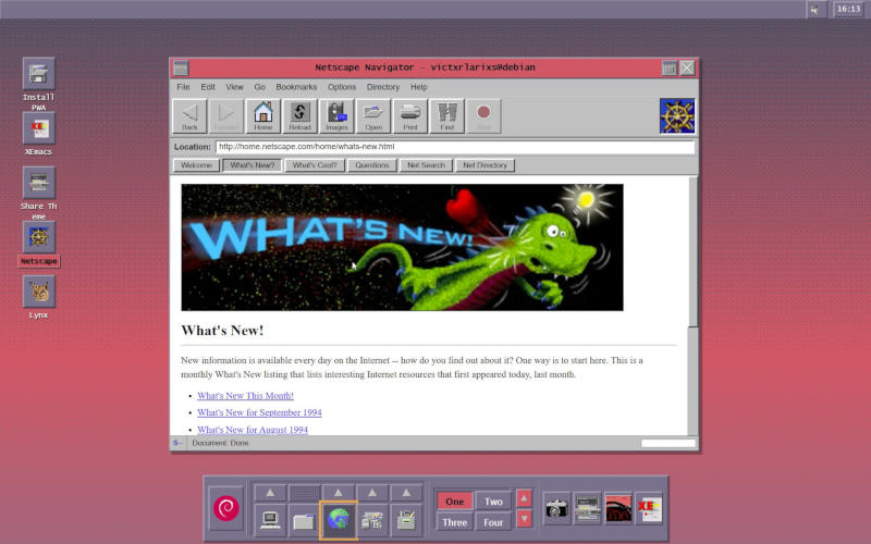 Użytkownik przywrócił 1994‑roczny Linux z graficznym interfejsem, działający bezpośrednio w przeglądarce