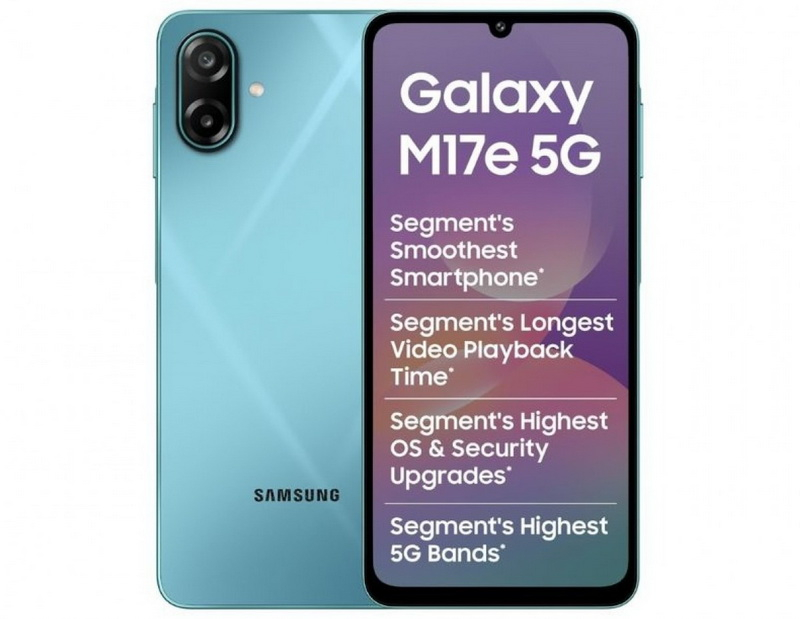 Samsung zaprezentowała budżetowy telefon Galaxy M17e: 140 dolarów, procesor Dimensity 6300, aparat 50 MP i bateria 6000 mAh